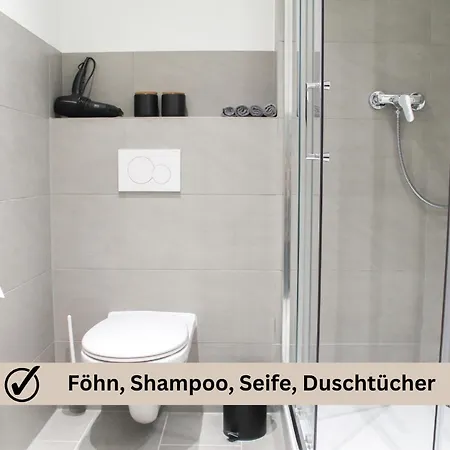 Apartament Modern - Fuer Freunde & Familien, Stadtnah, Parkplatz, E-ladestation, Gitterbox Fuer Fahrraeder, Fitnessstudio, Digitale Gaestemappe Mit Restaurant- Und Unternehmenstipps *