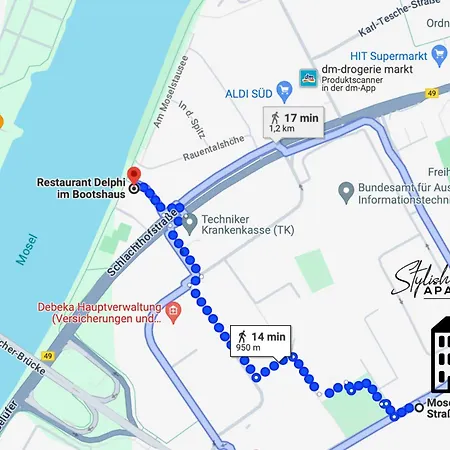 Modern - Fuer Freunde & Familien, Stadtnah, Parkplatz, E-ladestation, Gitterbox Fuer Fahrraeder, Fitnessstudio, Digitale Gaestemappe Mit Restaurant- Und Unternehmenstipps * Koblenz (Rhineland-Palatinate)