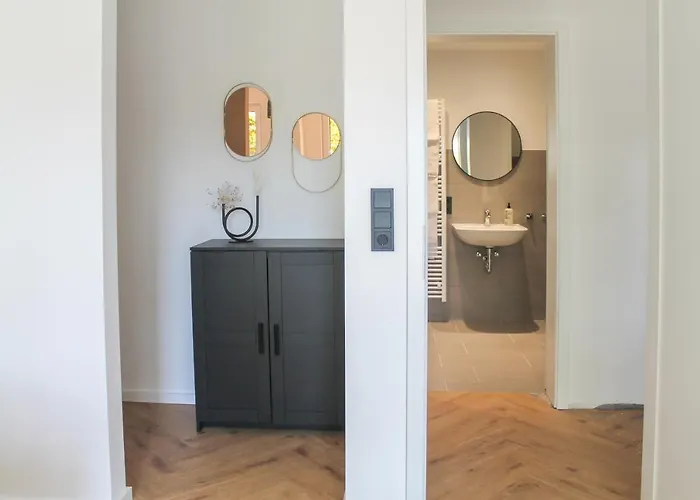 아파트 Modern - Fuer Freunde & Familien, Stadtnah, Parkplatz, E-ladestation, Gitterbox Fuer Fahrraeder, Fitnessstudio, Digitale Gaestemappe Mit Restaurant- Und Unternehmenstipps *