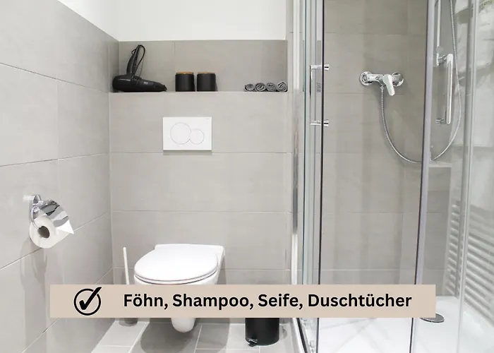 아파트 Modern - Fuer Freunde & Familien, Stadtnah, Parkplatz, E-ladestation, Gitterbox Fuer Fahrraeder, Fitnessstudio, Digitale Gaestemappe Mit Restaurant- Und Unternehmenstipps *